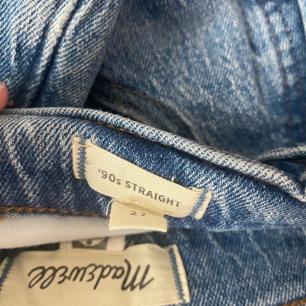 Madewell 90s Straight Jeans Womens 27 High Rise Denim - Picture 7 of 8